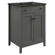 Bathroom vanity in gray black by Modway additional picture 10