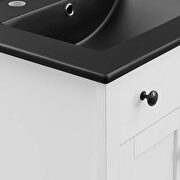 Bathroom vanity in white black by Modway additional picture 4