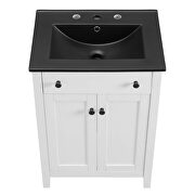 Bathroom vanity in white black by Modway additional picture 5