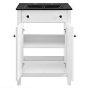 Bathroom vanity in white black by Modway additional picture 8