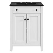 Bathroom vanity in white black by Modway additional picture 9
