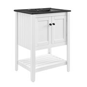 Bathroom vanity in white black by Modway additional picture 10