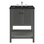 Bathroom vanity in gray black by Modway additional picture 7