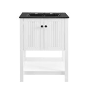 Bathroom vanity in white black by Modway additional picture 9