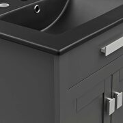 Bathroom vanity in gray black by Modway additional picture 4