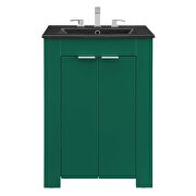 Bathroom vanity in green black by Modway additional picture 7