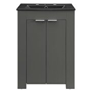 Bathroom vanity in gray black by Modway additional picture 9