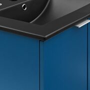 Wall-mount bathroom vanity in navy black by Modway additional picture 4
