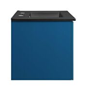 Wall-mount bathroom vanity in navy black by Modway additional picture 6