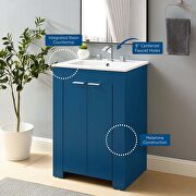 Bathroom vanity in navy by Modway additional picture 12