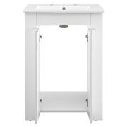 Bathroom vanity in white by Modway additional picture 8
