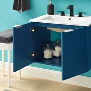 Wall-mount bathroom vanity in navy white by Modway additional picture 11