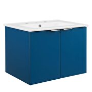 Wall-mount bathroom vanity in navy white by Modway additional picture 10