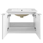 Wall-mount bathroom vanity in white by Modway additional picture 7