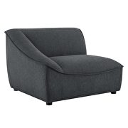 5-piece sectional sofa in charcoal by Modway additional picture 8