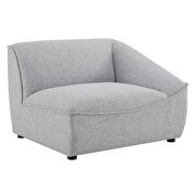 5-piece sectional sofa in light gray additional photo 5 of 16