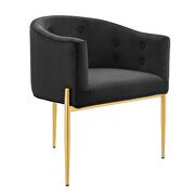Black finish tufted performance velvet accent chairs/ set of 2 by Modway additional picture 7