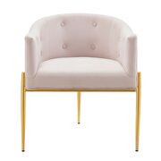Pink finish tufted performance velvet accent chairs/ set of 2 by Modway additional picture 4