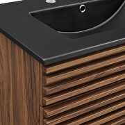 Bathroom vanity cabinet in walnut black by Modway additional picture 4
