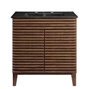 Bathroom vanity cabinet in walnut black by Modway additional picture 9