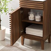 Bathroom vanity cabinet in walnut white by Modway additional picture 2