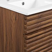 Bathroom vanity cabinet in walnut white by Modway additional picture 4