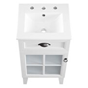 Bathroom vanity cabinet in white additional photo 5 of 9
