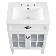 Bathroom vanity cabinet in white additional photo 5 of 9