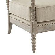 Fabric upholstery armchair in natual/ beige by Modway additional picture 4