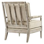 Fabric upholstery armchair in natual/ beige by Modway additional picture 5