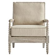 Fabric upholstery armchair in natual/ beige by Modway additional picture 7
