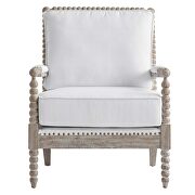 Fabric upholstery armchair in natual/ white by Modway additional picture 7