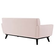 Channel tufted performance velvet loveseat in pink by Modway additional picture 5