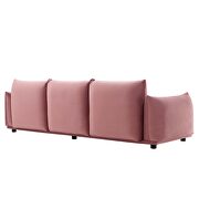 Performance velvet sofa in dusty rose by Modway additional picture 5