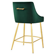 Green finish performance velvet upholstery counter stool by Modway additional picture 5