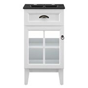Bathroom vanity cabinet in white black by Modway additional picture 9