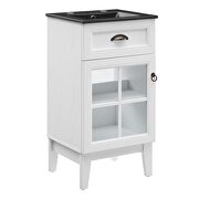 Bathroom vanity cabinet in white black by Modway additional picture 10