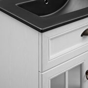 Bathroom vanity cabinet in white black by Modway additional picture 4