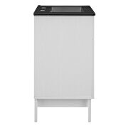 Bathroom vanity cabinet in white black by Modway additional picture 6