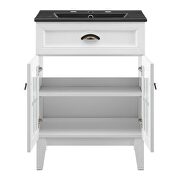 Bathroom vanity cabinet in white black by Modway additional picture 8