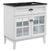 Bathroom vanity cabinet in white black by Modway additional picture 10