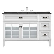 Bathroom vanity cabinet in white black by Modway additional picture 7