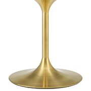 Square wood bar table in gold natural by Modway additional picture 4