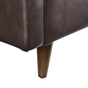 Brown finish genuine leather upholstery sofa by Modway additional picture 10