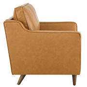 Tan finish genuine leather upholstery chair by Modway additional picture 5