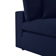 Navy finish sunbrella® outdoor patio loveseat by Modway additional picture 6