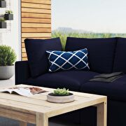 Navy finish sunbrella® outdoor patio loveseat by Modway additional picture 9