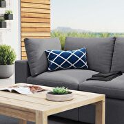 Gray finish sunbrella® outdoor patio loveseat by Modway additional picture 9