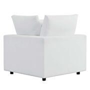 White finish sunbrella® outdoor patio loveseat by Modway additional picture 7