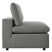 Charcoal finish overstuffed outdoor patio sofa by Modway additional picture 7